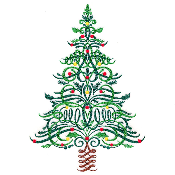 Calligraphic Christmas Tree - Image 3