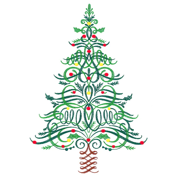 Calligraphic Christmas Tree - Image 4