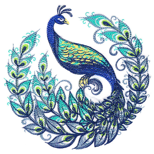Calligraphic Peacock - Image 4