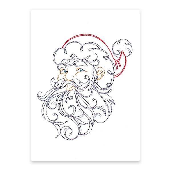 Calligraphic Santa (Cardstock)