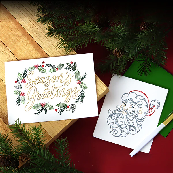 Calligraphic Santa (Cardstock) - Image 6