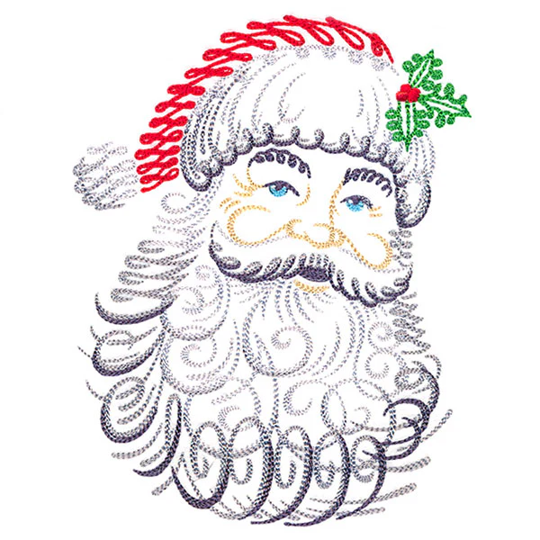 Calligraphic Santa Claus - Image 5