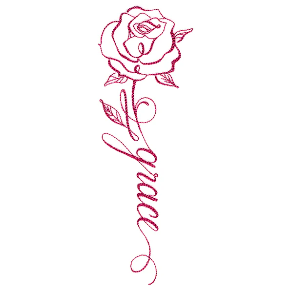 Calligraphy in Bloom - Grace - Image 4
