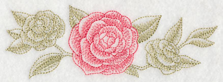 Camellia Border (Toile) - Image 4