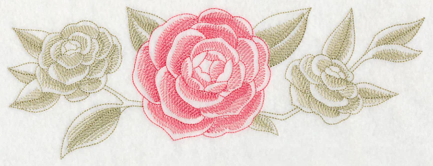 Camellia Border (Toile) - Image 5