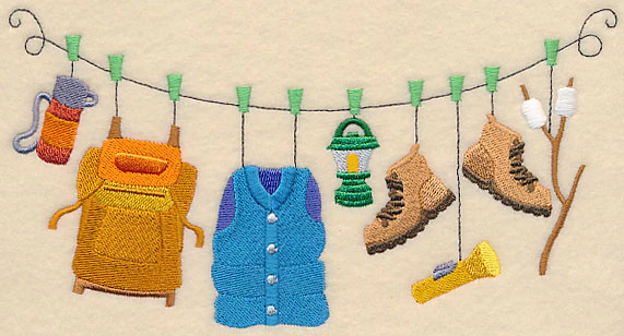 Camping Clothesline - Image 2