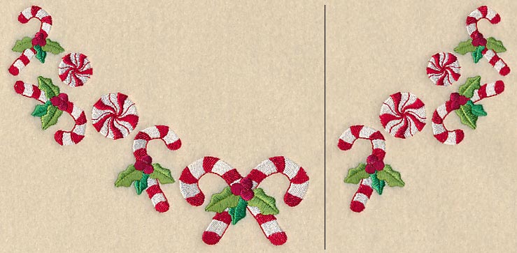 Candy Cane Neckline (V-Neck) (Split) - Image 4