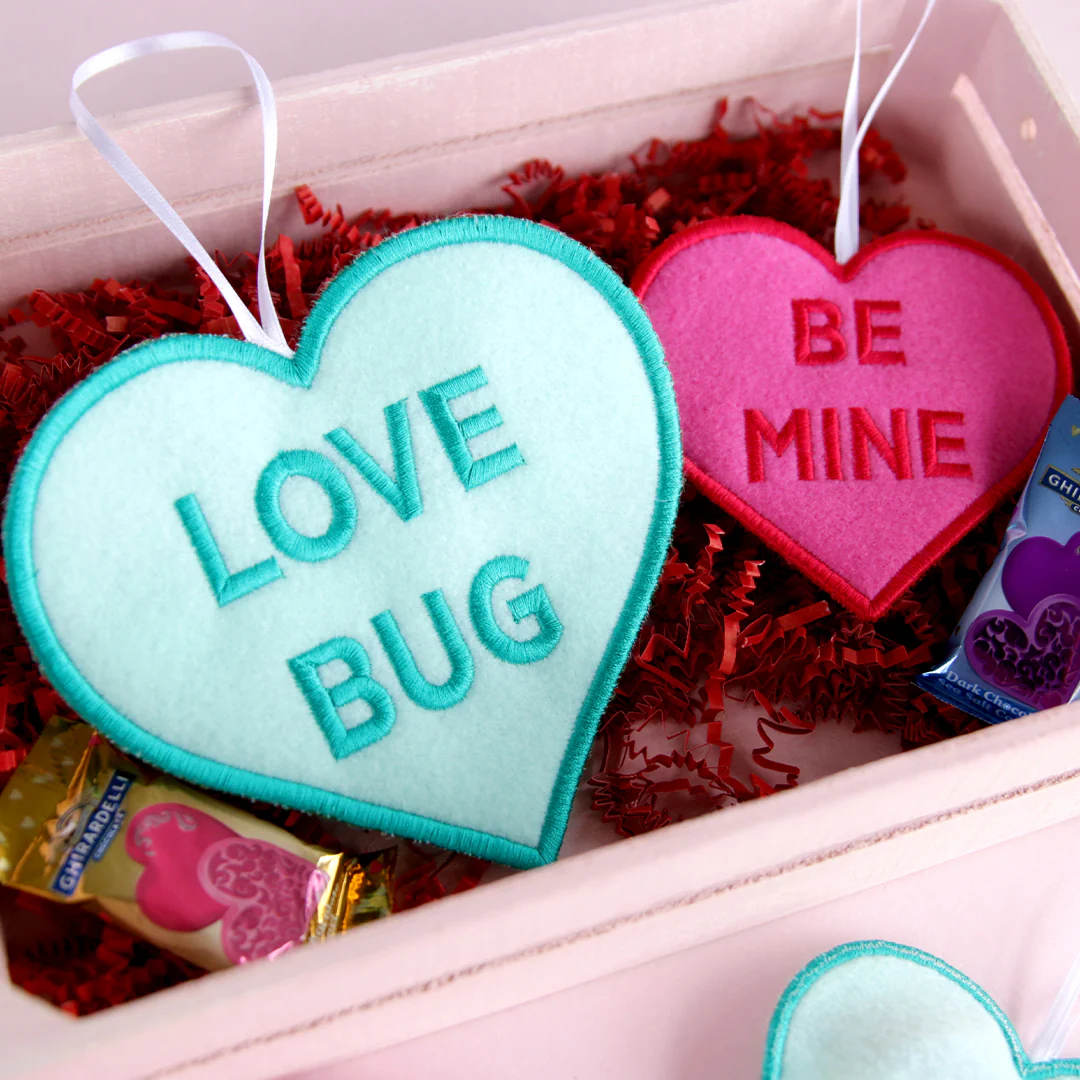 Candy Heart Treat Holder - Be Mine (In-the-Hoop) - Image 8