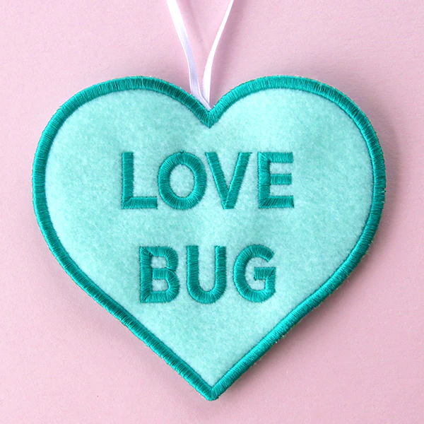 Candy Heart Treat Holder - Love Bug (In-the-Hoop) - Image 10