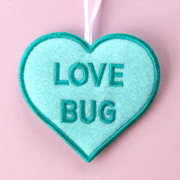 Candy Heart Treat Holder - Love Bug (In-the-Hoop) - Image 6