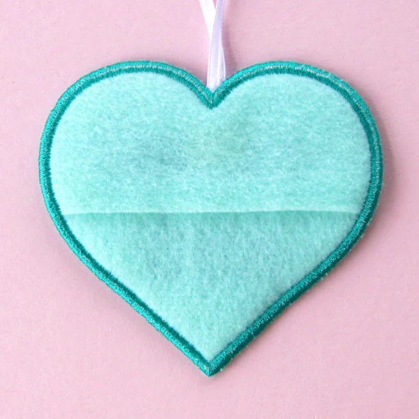 Candy Heart Treat Holder - Love Bug (In-the-Hoop) - Image 7