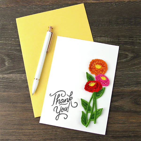 Captivating Zinnia Flowers (In-the-Hoop) - Image 6