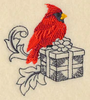 Cardinal and Gift - Image 2