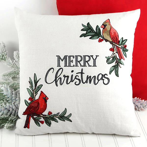 Cardinal at Christmas - Male - Image 6