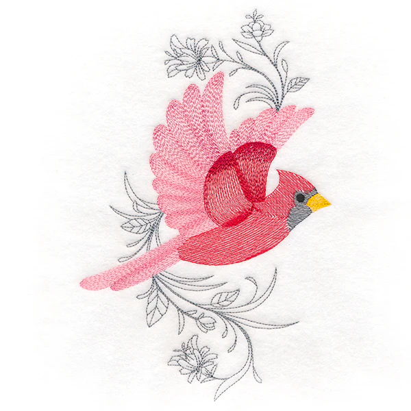 Cardinal in Flight - Image 2