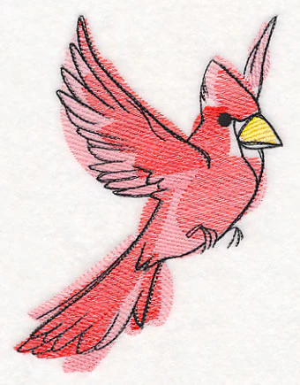 Cardinal in Watercolor - Image 6