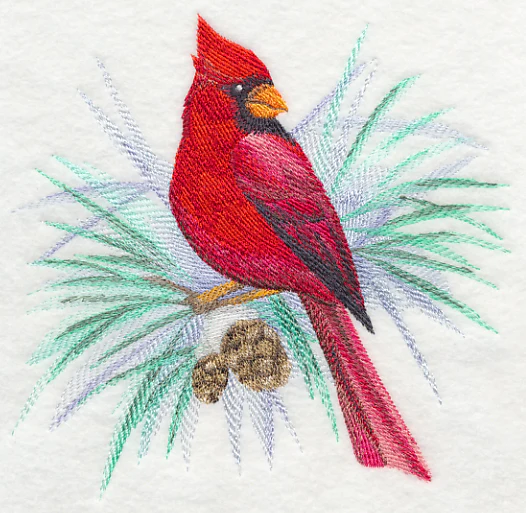Cardinal (Male) in Watercolor - Image 2