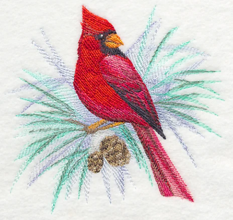 Cardinal (Male) in Watercolor - Image 3