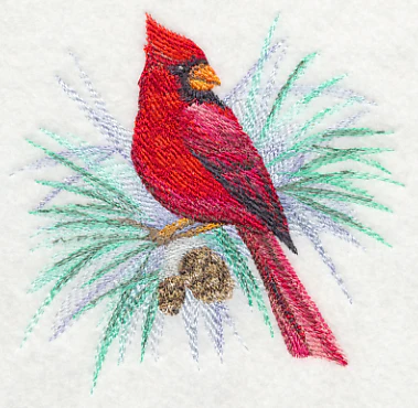 Cardinal (Male) in Watercolor - Image 4