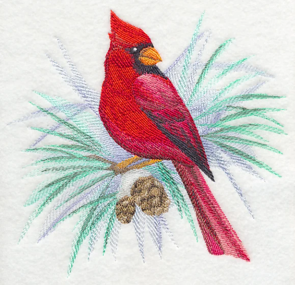 Cardinal (Male) in Watercolor - Image 5