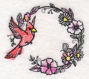 Cardinal Wreath in Watercolor - Image 5