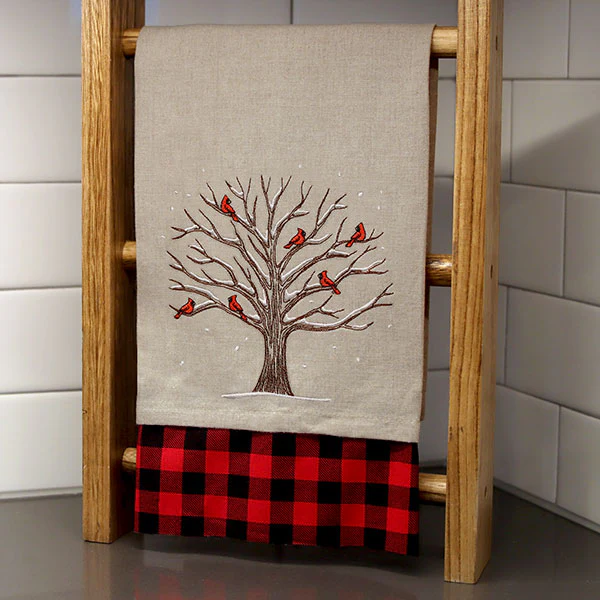 Cardinals and Branches Winter Tree - Image 10