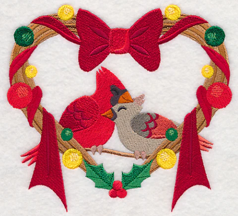 Cardinals Christmas Love Nest - Image 2