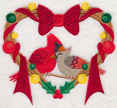 Cardinals Christmas Love Nest - Image 3