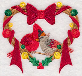 Cardinals Christmas Love Nest - Image 4