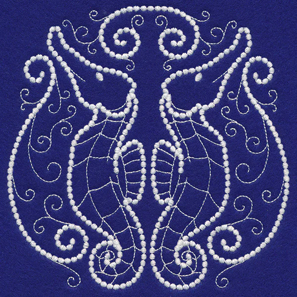 Caribbean Seahorse (Candlewicking) - Image 3