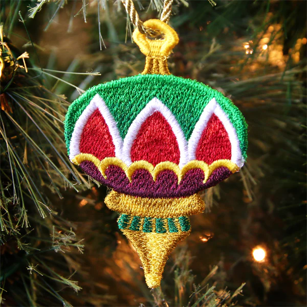 Carnival Christmas Ornament (In-the-Hoop) - Image 2