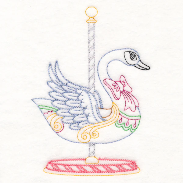 Carousel Swan (Vintage) - Image 3