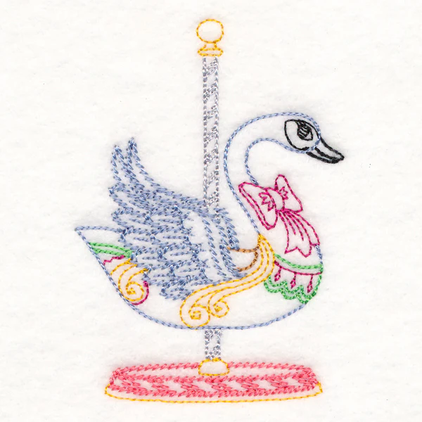 Carousel Swan (Vintage) - Image 4