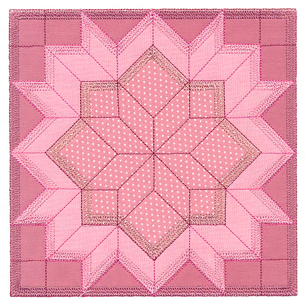 Carpenter's Star Quilt Block (In-the-Hoop) - Image 2