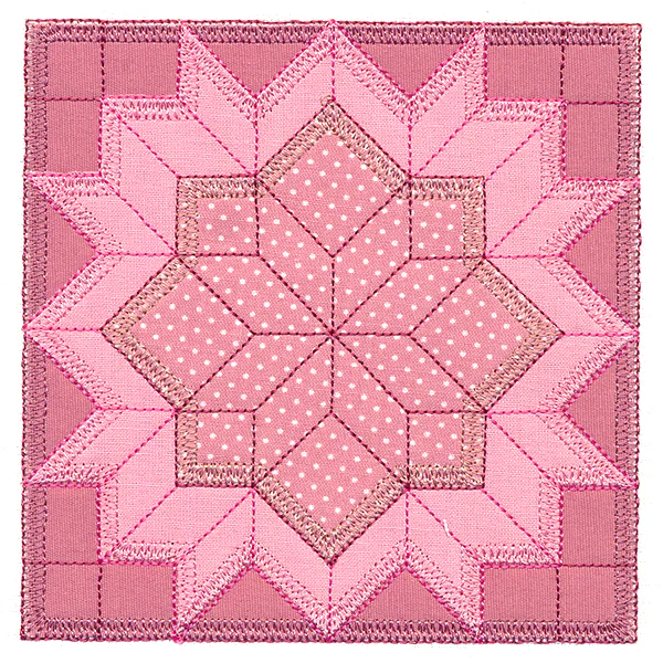 Carpenter's Star Quilt Block (In-the-Hoop) - Image 4