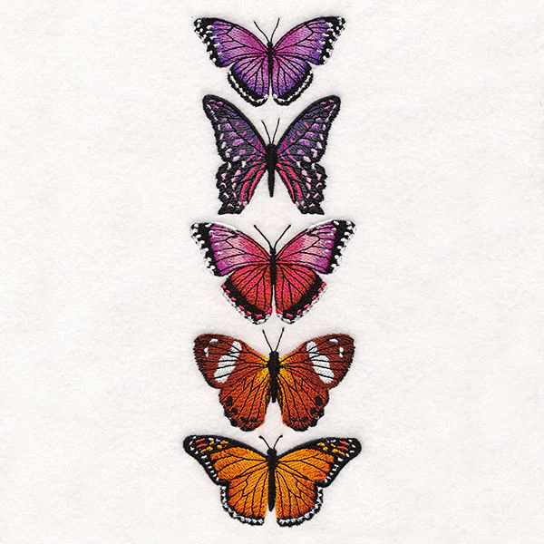 Cascading Butterflies of the Forest - Image 8