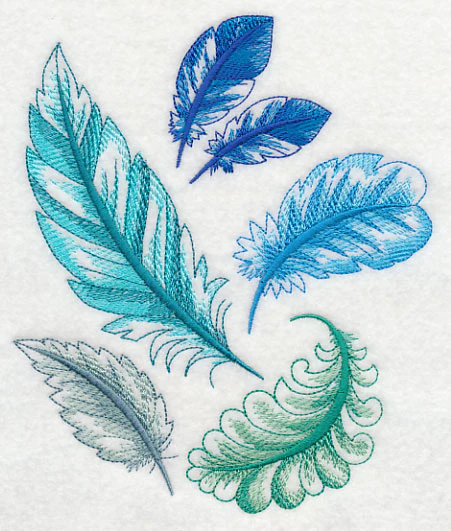 Cascading Feathers Collage - Image 2