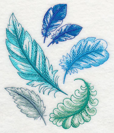 Cascading Feathers Collage - Image 3