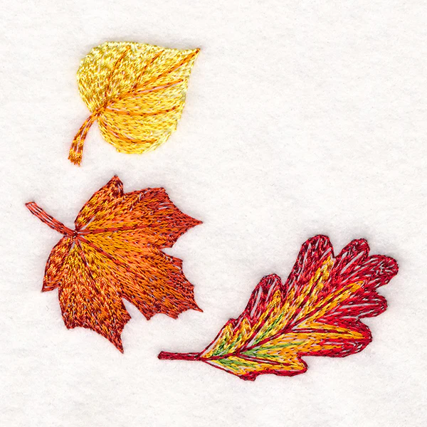 Cascading Leaves in Autumn Corner - Image 13