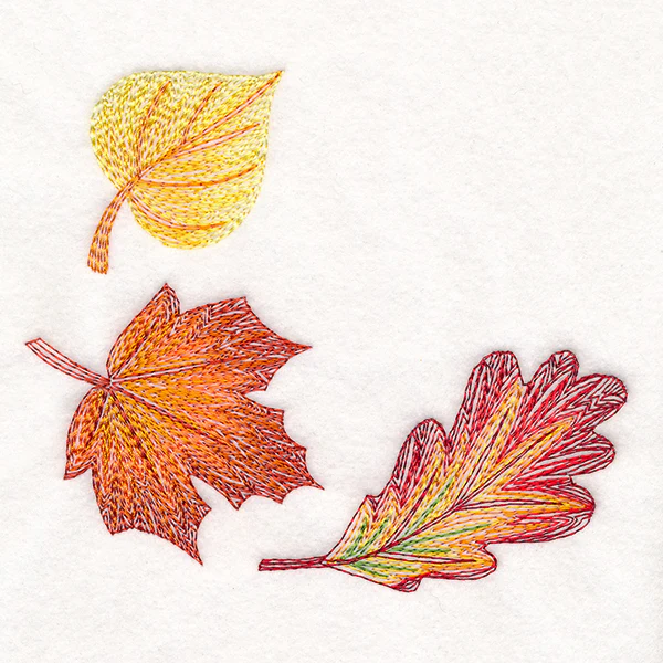 Cascading Leaves in Autumn Corner - Image 17