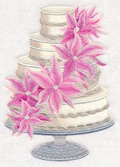 Cascading Lilies Cake - Image 3