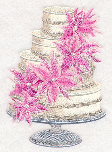 Cascading Lilies Cake - Image 4