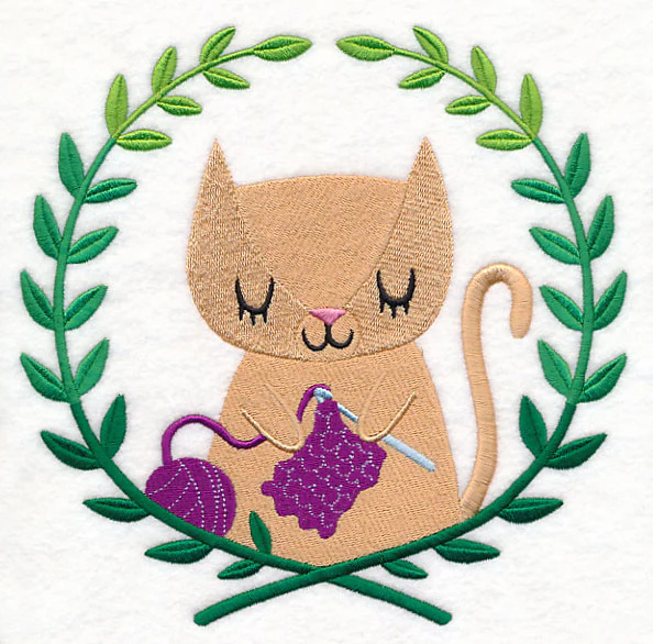 Cat Crocheting Laurel - Image 6