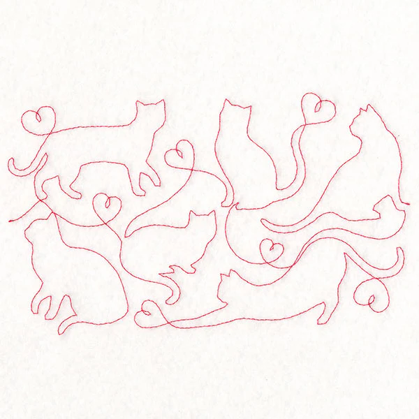 Cat's Meow (Edge-to-Edge Quilting) - Image 3