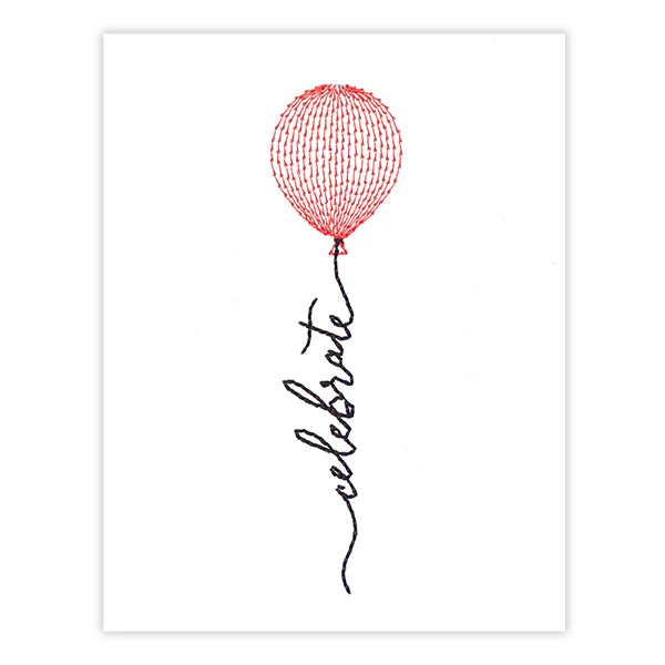 Celebrate Balloon (Cardstock) - Image 2