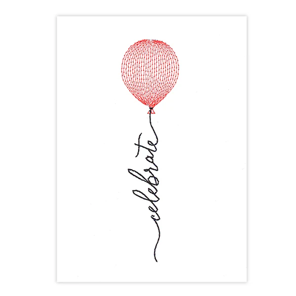 Celebrate Balloon (Cardstock) - Image 3