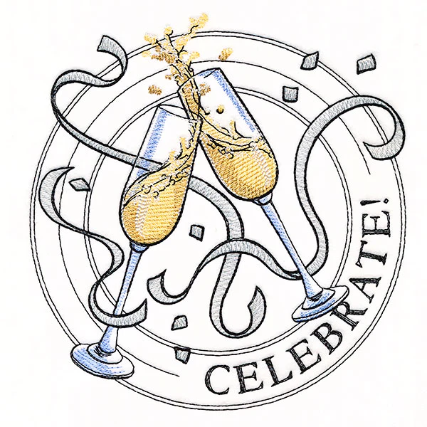 Celebrate Champagne Stamp - Image 7