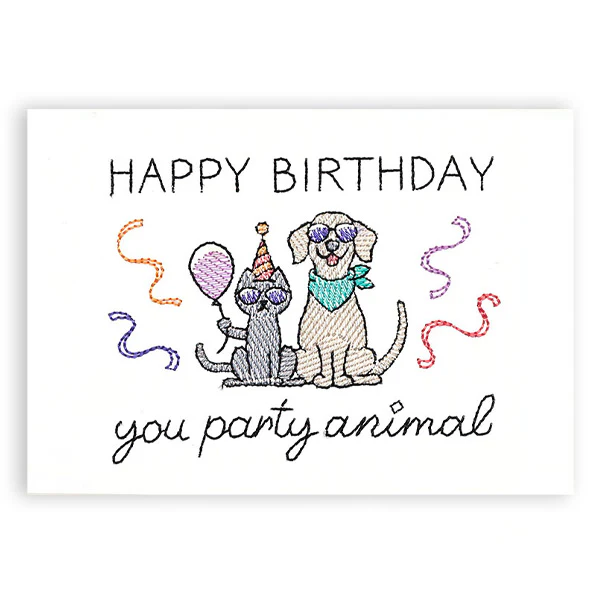 Celebrations & Congratulations - Happy Birthday Party Animal (Cardstock) - Image 3
