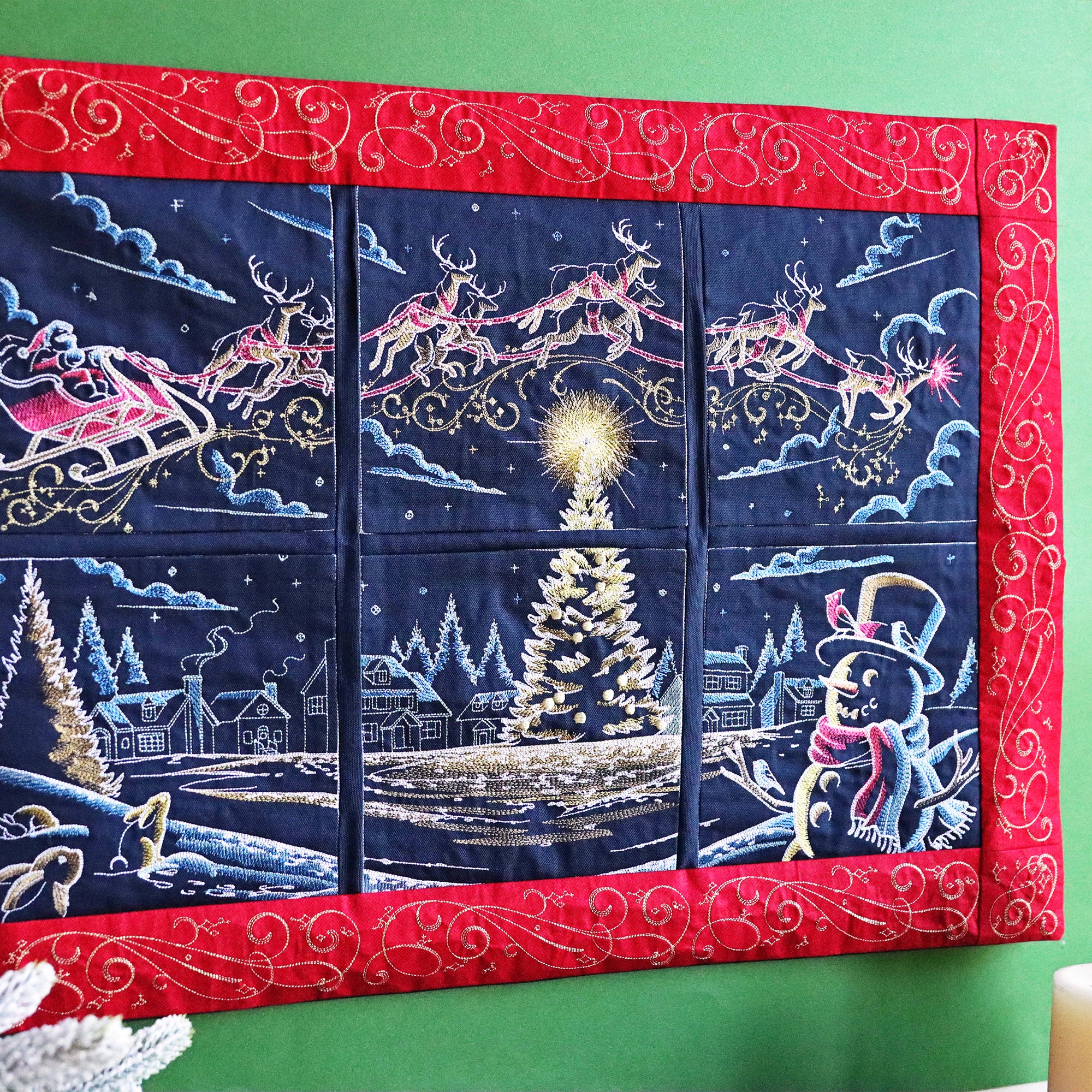 Celestial Christmas Swirls Frame - Image 10