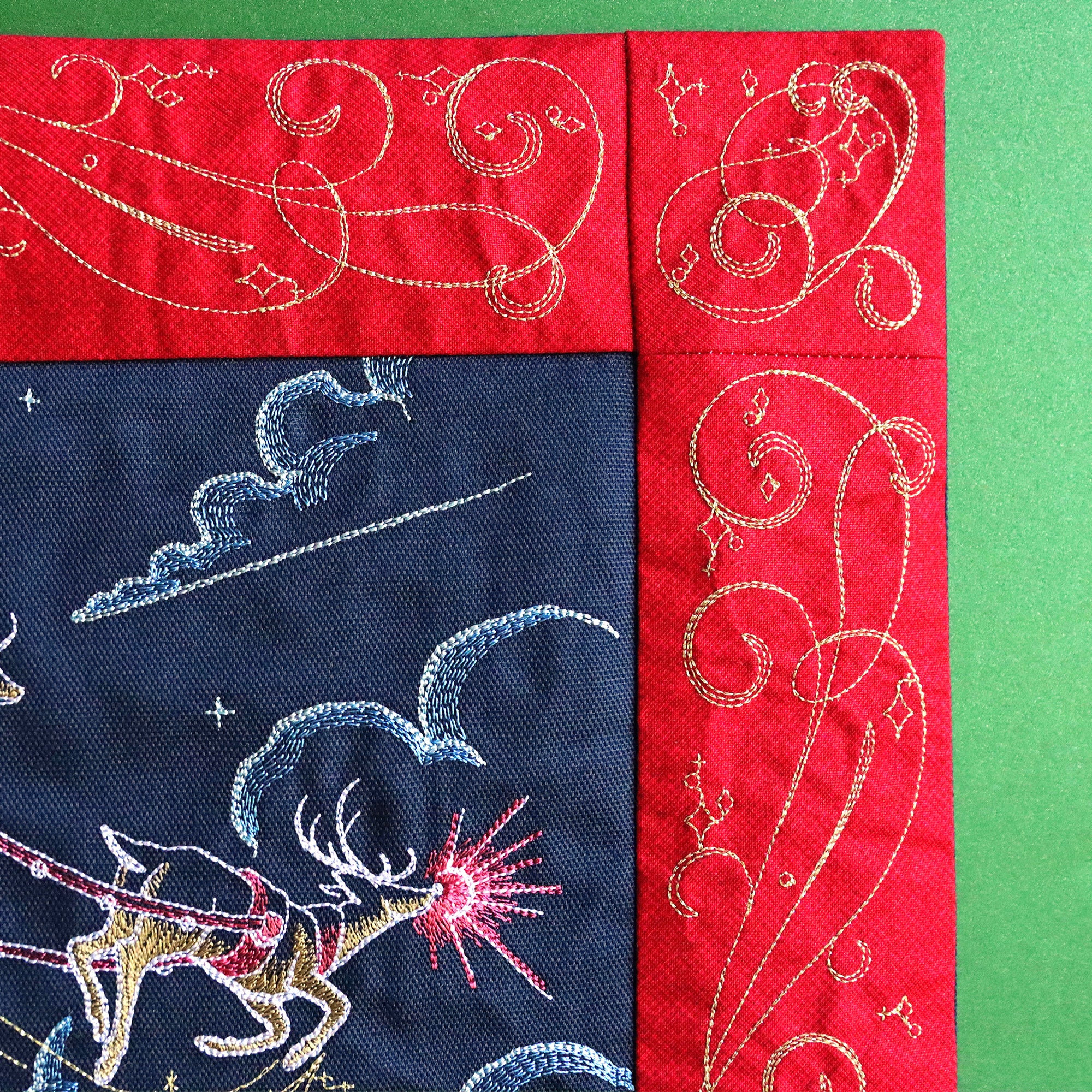 Celestial Christmas Swirls Frame - Image 3